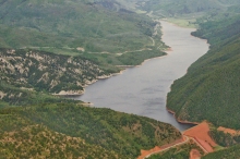 Ruedi Dam & Reservoir, Fryingpan-Arkansas Project, photos property of Richard Stenzel